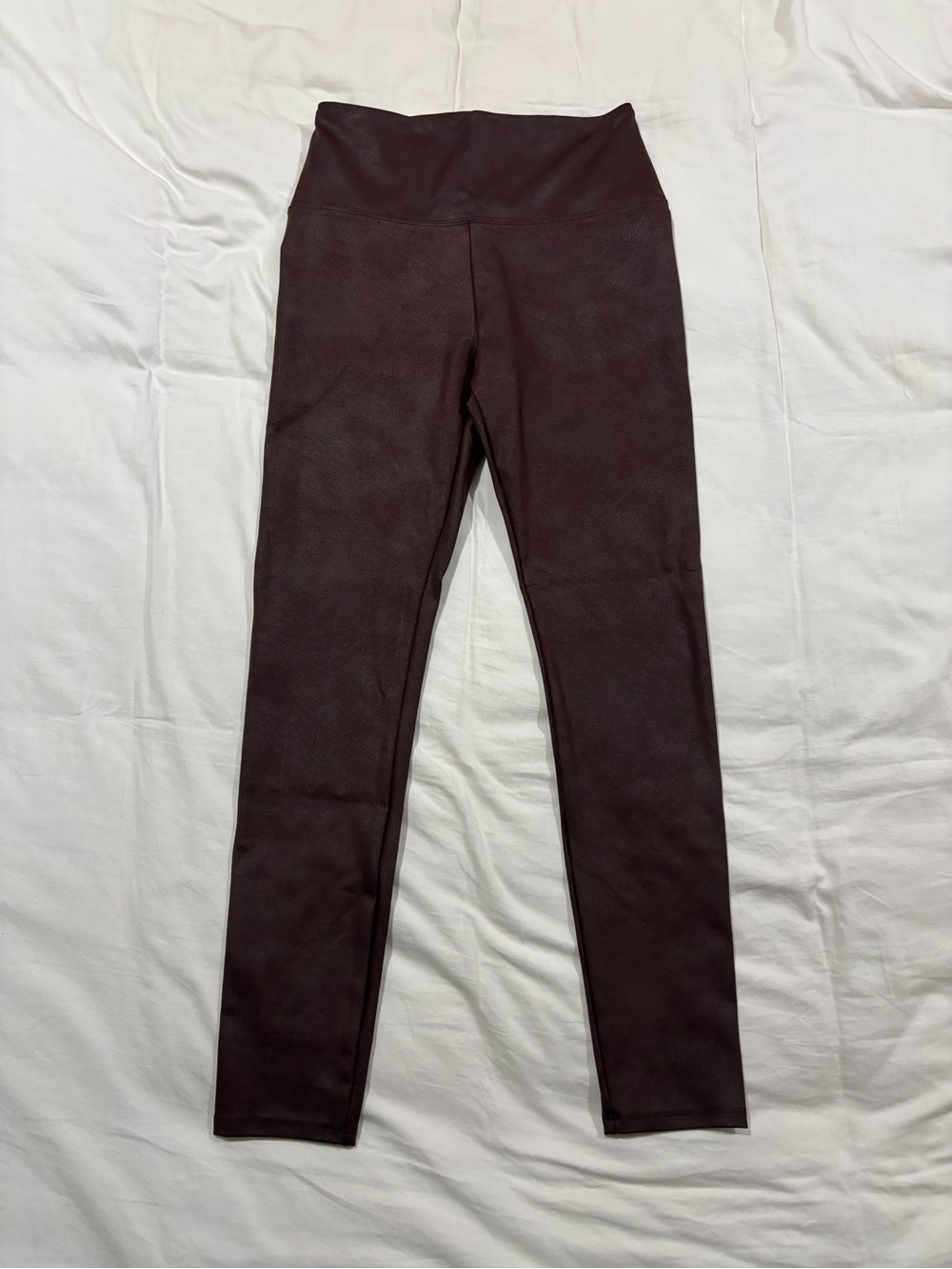 Simply Vera Vera Wang Brown Pleather Leggings